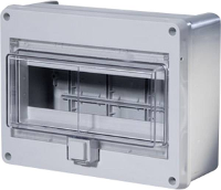 F Tronic 7240052 Kv10wdke Verdeelkast Opbouw Aantal Groepen: 10 Aantal Rijen: 1