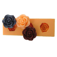 F0045 Silicon Resin Flower Cake Mould Fondant Soap Chocolate Mould