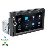 F7018C 7 Inch Aanraakscherm Enkel 1DIN MP5 Auto Navigatiesysteem USB Bluetooth FM Radio Android Auto Apple CarPlay