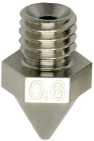 FabConstruct Nozzle RAISE3D Pro2 Plated Copper 0,6 mm Nozzle RN35366