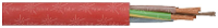 Faber Kabel 031179 Draad SiHF O 2 x 0.75 Mm² Rood per meter
