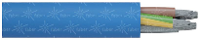 Faber Kabel 050502 Motorkabel 4 x 2.5 Mm² Blauw per meter