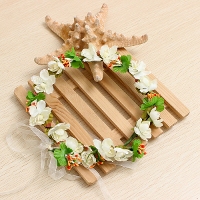 Fahion Bridal Wreath Bride Bridesmaid Rose Garlands Flower Headdress