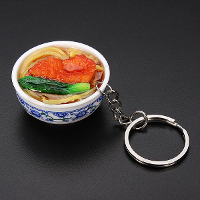 Fake Food Phone Accessories Blue And White Porcelain Bowls Pendant