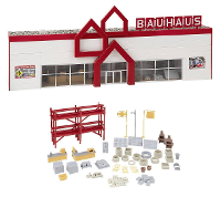 Faller 130889 H0 Bouwmarkt, Reliefmodel systeembouw
