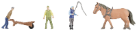 Faller 151923 H0 Op de manage figuren Geverfd, Staand