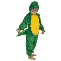 Carnaval verkleed kostuum dierenpak Krokodil kostuum   groen   voor kinderen