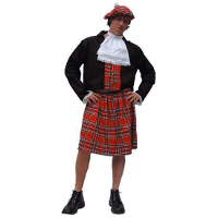 Faram Party Carnaval verkleedkleding Schotse kilt kostuum   rok voor heren   Schotse ruit