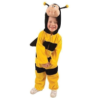Dierenpak verkleedkleding/kostuum   Bijenpak   kinderen   geel/zwart   jumpsuit