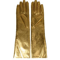 Faram Party Gala handschoenen   Goud   Lang model   Verkleed handschoenen