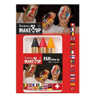 Gezichts schmink stiften   vlag thema Belgie   supporters grime   kinderen en volwassenen