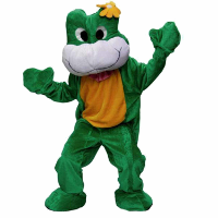 Kikker dierenpak   verkleedkleding   volwassenen   mascotte outfit   groen   one size