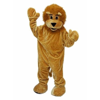 Luxe pluche leeuw dierenpak/kostuum   bruin   leeuwen   mascotte outfit