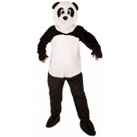 Faram Party Panda dierenpak   pluche   met masker   one size M/L