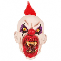 Party Halloween horror clown feestmasker   latex   volwassenen