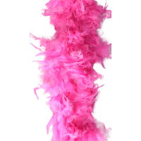 Party Sierveren Boa   Carnaval verkleed accessoire   fuchsia roze   180 cm   50 gram