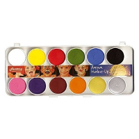 Schmink palet 12 kleuren   Schminken   Kinderfeestje/Carnaval/Halloween