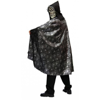 Spinnenweb verkleed cape,mantel voor volwassenen   carnaval/halloween   Tovenaar/Heks