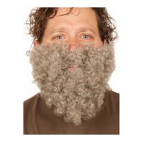 Verkleed baard   Grijs   Kabouter   Dwerg   Opa