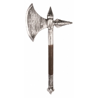Verkleed wapens Viking bijl   middeleeuwen wapens   kunststof   60 cm