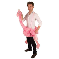 Verkleedkleding Hang on struisvogel kostuum