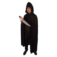 Verkleedkleding Venetiaanse cape zwart volwassenen