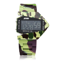 Fashion Rubber Military Army Men Sport Quartz Digital Watch