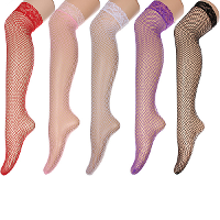 Fashion Sexy Women Lady Lace Fishnet Thigh High Socks Stockings