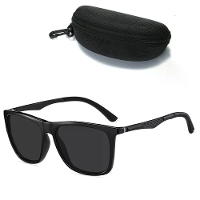 Fashion Zwarte Vierkante TAC Gepolariseerde Zonnebril UV400 Bescherming Zonnebril voor Buiten Fietsen Rijden Reizen Viss
