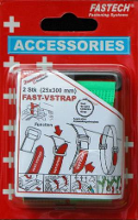 FASTECH® 688 656 Klittenband Met riem Haak  en lusdeel (l x b) 300 mm x 25 mm Groen 2 stuk(s)