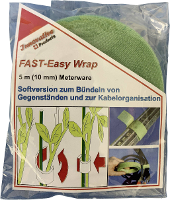 FASTECH® 701 322 Bag Klittenband Voor planten en tuin Haak  en lusdeel (l x b) 5000 mm x 10 mm Groen 5 m