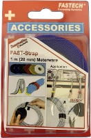 FASTECH® 910 131C Klittenband Om te bundelen Haak  en lusdeel (l x b) 1000 mm x 20 mm Blauw 1 m
