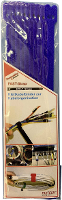 FASTECH® E7 2 131 B10 Klittenband kabelbinder Om te bundelen Haak  en lusdeel (l x b) 200 mm x 7 mm Blauw 10 stuk(s)