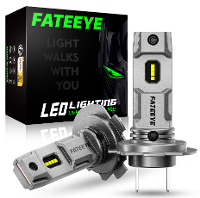 FATEEYE A700 F8 H7 6500K 2PCS 50W Auto Koplamp LED Lampen 10000LM Waterdicht 12V 24V LED Voorlamp Wit Licht