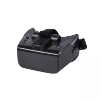 DirectFPV Fox Pro 1.3/2.4/4.9/58GHz 4 Inch 1136*640 OLED 50° FOV 50/60Fps FPV Video Goggles met DVR 18650 batterij 4U lo