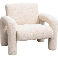 Fauteuil Puck   crème   Leen Bakker