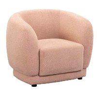 Fauteuil Sophie   roze   Leen Bakker