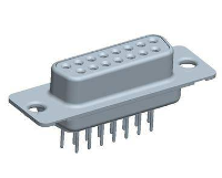 FCI DA15S364TLF D sub female connector 180 ° Aantal polen: 15 1 stuk(s)