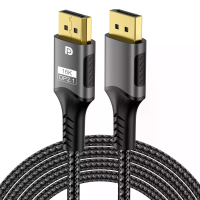 FDBRO DP2.1 16K kabel 8K@120Hz/60Hz 4K@240Hz 80Gbps HDR video audio kabel voor laptop Xbox projector gamingmonitor