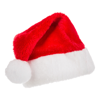 Feeric Kerstmuts   rood   29 x 15 x 35 cm   polyester   voor kinderen