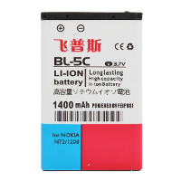 Feipusi Bl 5c 1400mah 3.7V Rechargeable Battery For Nokia N72 1208