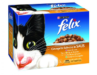 Felix Pouch Gevogelte Selectie In Saus Kattenvoer 12 X 100 Gr