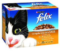 Felix Pouch Gevogelte Selectie In Saus Kattenvoer 12x100 Gr