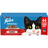 Felix Original Countryside Selectie in gelei natvoer kat (jumbopack) 2 dozen (88 x 85 g)