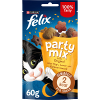 Felix Party Mix Original kattensnoep 60 gram 4 x 60 g
