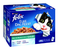 Felix   Pouch Elke Dag Feest 12 X 100 Gram