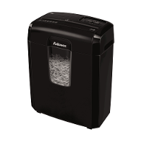 Fellowes PowershredÂ® 8C Papierversnipperaar Cross cut 4 x 35 mm 14 l Aantal bladen (max.): 8 Veiligheidsniveau 4 Ook geschikt voor Paperclips, Nietjes,