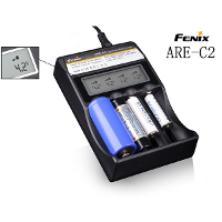 Fenix Are C2 Intelligent Lcd Display Charger For 18650 26650 16340 Aa