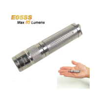 Fenix E05ss Xp E2 85lm Stainless Steel Mini Led Flashlight + Aaa