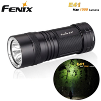 Fenix E41 Xm L2 U2 1000lm 4modes Pocket Searching Led Flashlight + 4xaa